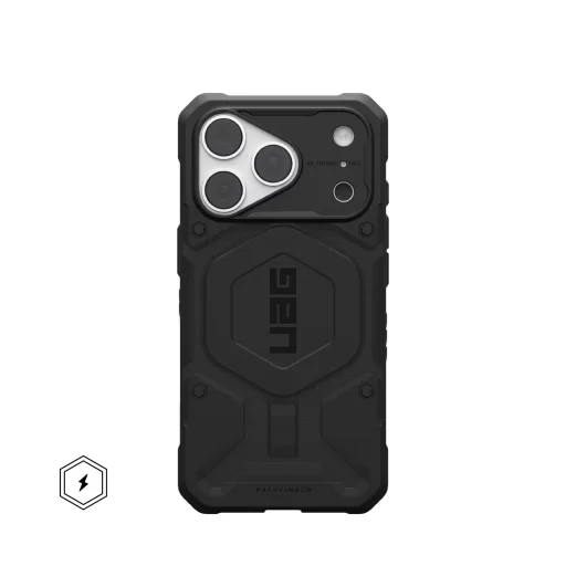  iPhone 18 Pro / 17 Pro fekete UAG Urban Armor Gear Pathfinder MagSafe-kompatibilis tok - 1