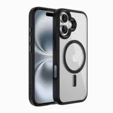 Apple iPhone 17 čierne priehľadné puzdro X-ONE Dropguard 2S kompatibilné s MagSafe