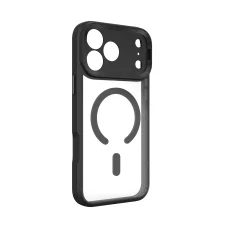  iPhone 18 Pro / 17 Pro fekete átlátszó X-ONE Dropguard 2S MagSafe kompatibilis tok