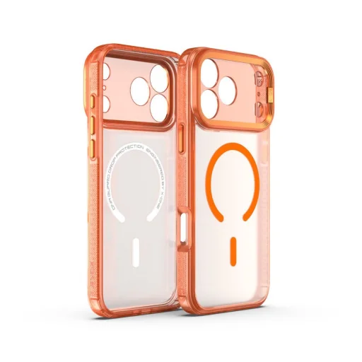 iPhone 17 Pro Max matné mrazivé oranžové puzdro X-ONE Dropguard 2S kompatibilné s MagSafe - 1