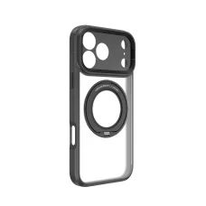 iPhone 18 Pro Max / 17 Pro Max matný čierny X-ONE Dropguard 2S ochranný kryt so stojanom kompatibilný s MagSafe