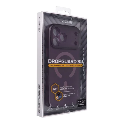 iPhone 18 Pro Max / 17 Pro Max tmavočerešňové puzdro X-ONE Dropguard 3S Shock Dominator kompatibilné s MagSafe - 3