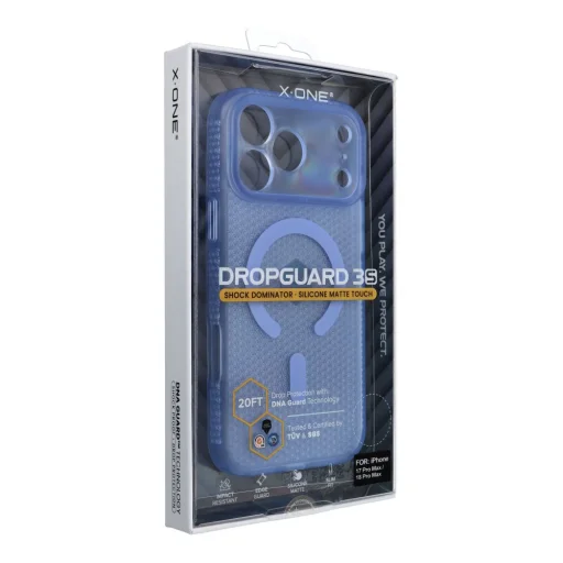  iPhone 18 Pro Max / 17 Pro Max világoskék X-ONE Dropguard 3S Shock Dominator MagSafe kompatibilis védőtok - 2
