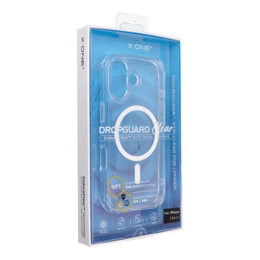 iPhone 17 priehľadné puzdro X-ONE Dropguard Clear kompatibilné s MagSafe - 5