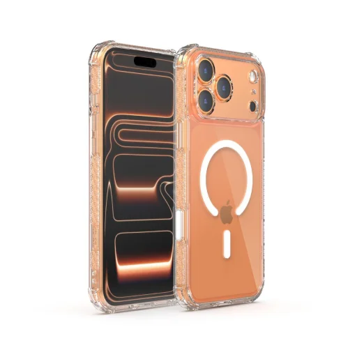 iPhone 18 Pro / 17 Pro trblietavé biele puzdro X-ONE Dropguard Pro kompatibilné s MagSafe - 1