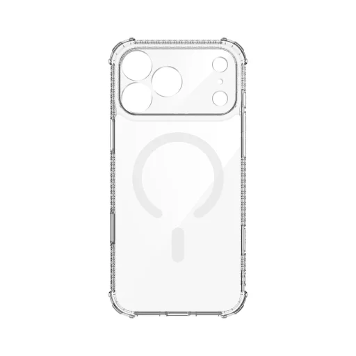 iPhone 18 Pro Max / 17 Pro Max trblietavý biely X-ONE Dropguard Pro nárazuvzdorný kryt kompatibilný s MagSafe - 15