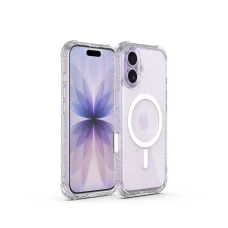 iPhone 17 Trblietavé biele puzdro X-ONE Dropguard Pro kompatibilné s MagSafe