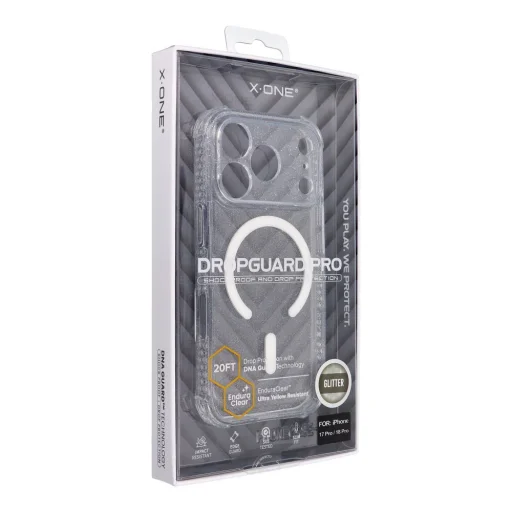 iPhone 18 Pro / 17 Pro trblietavé biele puzdro X-ONE Dropguard Pro kompatibilné s MagSafe - 6