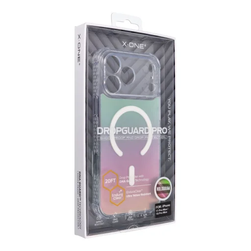 iPhone 18 Pro Max / 17 Pro Max holografické nárazuvzdorné puzdro X-ONE Dropguard Pro kompatibilné s MagSafe - 8