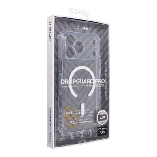 iPhone 18 Pro Max / 17 Pro Max priehľadné nárazuvzdorné puzdro X-ONE Dropguard Pro kompatibilné s MagSafe - 8