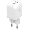 4smarts PDPlug SiC Dual sieťová rýchlonabíjačka 45W, 2x USB-C, biela thumbnail