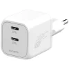 4smarts PDPlug SiC Dual sieťová rýchlonabíjačka 45W, 2x USB-C, biela thumbnail