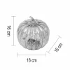 HOME ATM13 üveg tök dekoráció, 16 cm, 15 db melegfehér micro LED, időzítő, elemes tápellátás, beltéri kivitel thumbnail