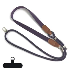 Techsuit UrbanLoop (TLN13P) univerzális crossbody és nyakba akasztható telefontartó pánt, 100-140 cm, lila