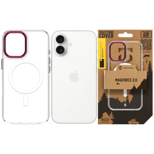 Apple iPhone 17 bordový Tactical MagForce 2.0 zadný kryt - 6