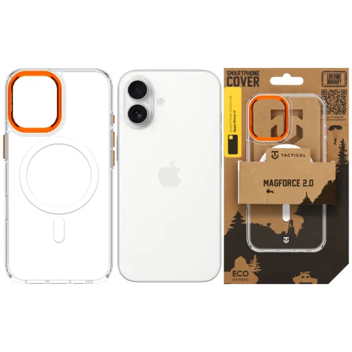 Apple iPhone 17 oranžový Tactical MagForce 2.0 zadný kryt - 6