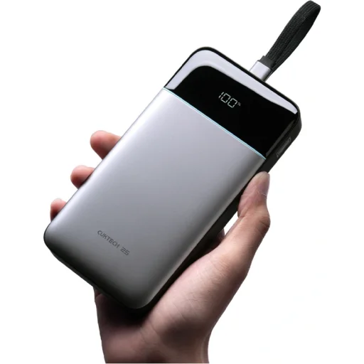 Cuktech LPB252N powerbanka externá batéria, 25000 mAh, 120W, sivá - 3