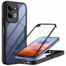 Xiaomi Redmi 17 4G / Redmi 17 5G Čierne Techsuit ColorVerse 360 nárazuvzdorné puzdro s ochranou displeja