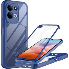 Xiaomi Redmi 17 4G / Redmi 17 5G modré Techsuit ColorVerse 360-stupňové nárazuvzdorné puzdro s ochranou displeja