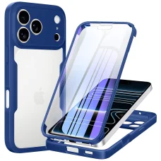 iPhone 18 Pro Max / iPhone 17 Pro Max modré puzdro Techsuit ColorVerse 360 so zabudovanou ochranou displeja