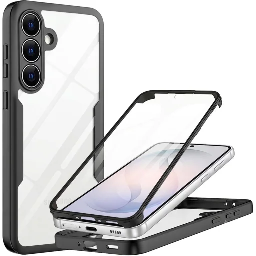 Samsung Galaxy S26 FE čierne Techsuit ColorVerse 360 Series puzdro s kompletnou ochranou a ochrana displeja - 1