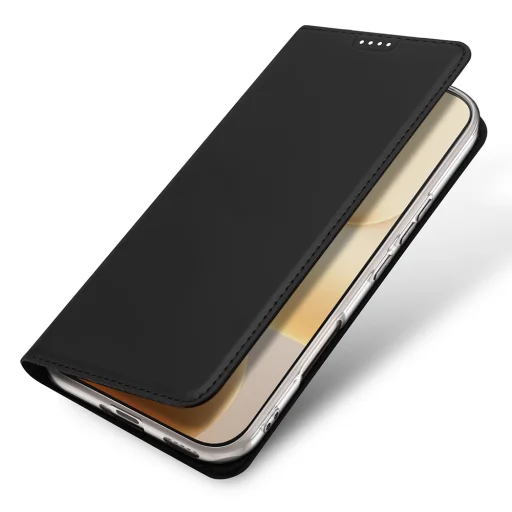 Honor 600 Lite čierne knižkové puzdro Dux Ducis Skin Pro - 3