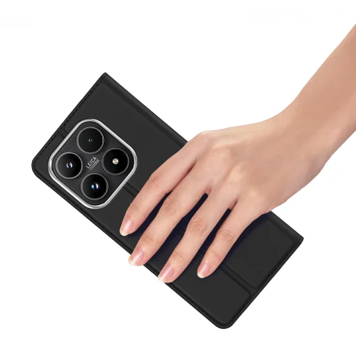  Xiaomi 17 fekete Dux Ducis Skin Pro oldalra nyíló tok - 5