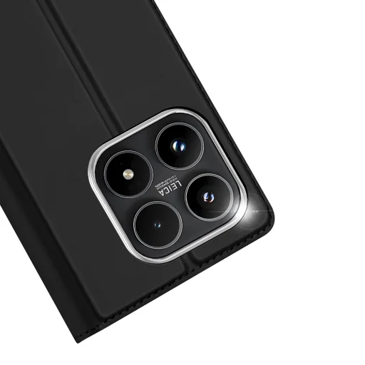  Xiaomi 17 fekete Dux Ducis Skin Pro oldalra nyíló tok - 3