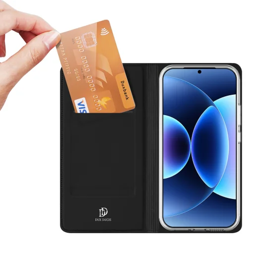  Xiaomi 17 Pro fekete Dux Ducis Skin Pro kinyitható tok - 5