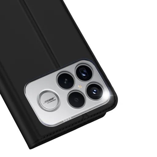  Xiaomi Poco F8 Ultra fekete Dux Ducis Skin Pro kinyitható tok - 3