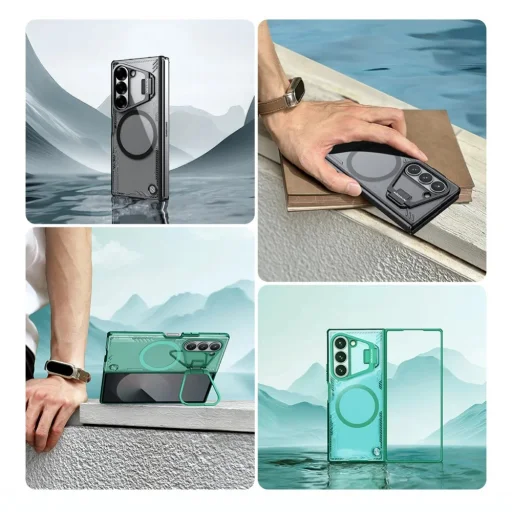 Samsung Galaxy Z Fold7 dunovo hnedé Nillkin Iceblade Prop Magnetic magnetické puzdro - 6