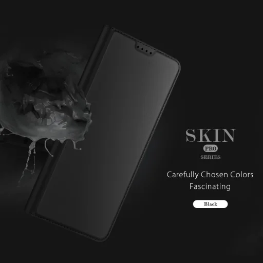  Honor Magic8 Lite fekete Dux Ducis Skin Pro kinyitható tok - 6