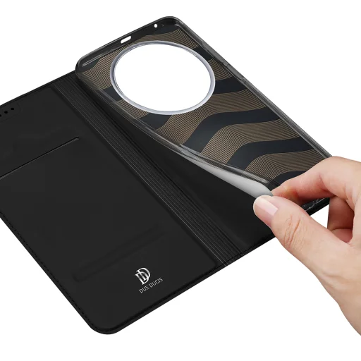 Honor Magic8 Lite čierne knižkové puzdro Dux Ducis Skin Pro - 3