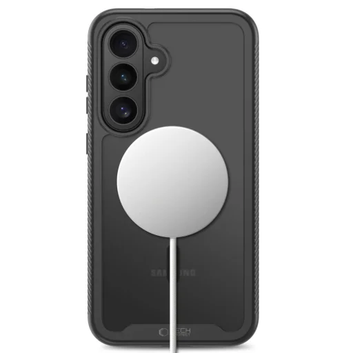 Tech-Protect Defense MagSafe Galaxy S26 FE matné čierne puzdro - 4