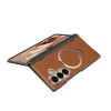 Torras - QPRO Leather Series - Samsung Galaxy Z Fold8 Ultra - Hnedé Magsafe puzdro thumbnail