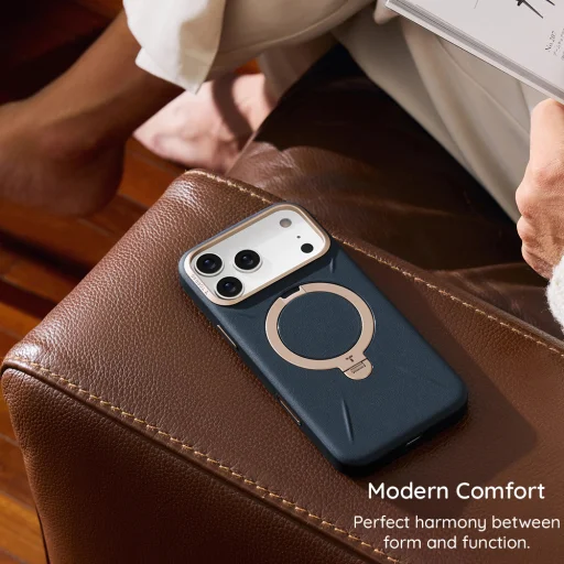 Torras - QPRO Leather Series - Samsung Galaxy Z Fold8 Ultra - Hnedé Magsafe puzdro - 7