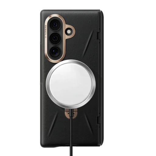 Samsung Galaxy Z Fold8 Ultra čierne puzdro Torras QPRO Leather Series - 2