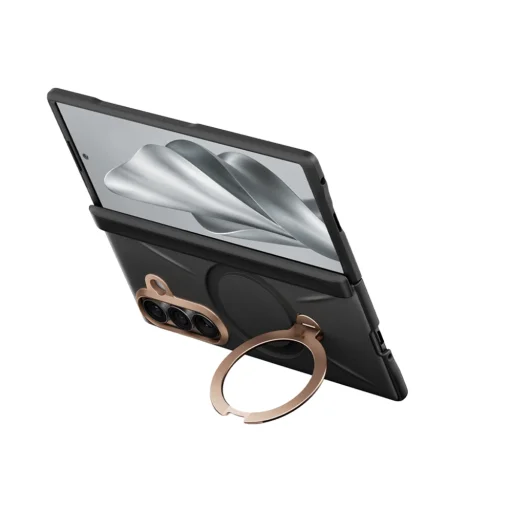 Samsung Galaxy Z Fold8 Ultra čierne puzdro Torras QPRO Leather Series - 3