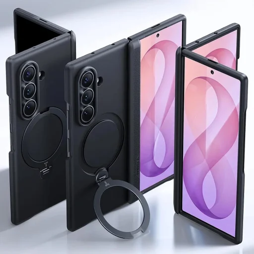 Samsung Galaxy Z Fold8 Ultra čierne puzdro Torras Ostand Spin Series - 6