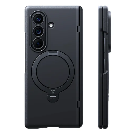Samsung Galaxy Z Fold8 Ultra čierne puzdro Torras Ostand Spin Series - 2