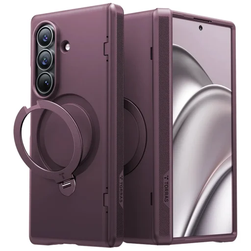 Samsung Galaxy Z Fold8 fialové puzdro Torras Ostand Q3 Spin Series Ultra - 1