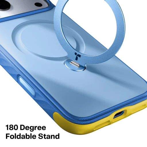 Modrý kryt Torras Ostand Q3 Rugg pre iPhone 18 Pro Max - 2