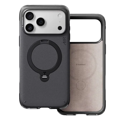 Čierny ochranný kryt Torras Q3 Air Essential pre iPhone 18 Pro - 3