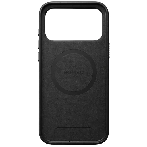 Apple iPhone 18 Pro Max / iPhone 17 Pro Max fekete Nomad Traditional bőr tok - 6