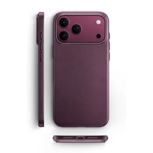 Fialový magnetický zadný kryt Torras OriginFit-Mag pre iPhone 18 Pro - 2