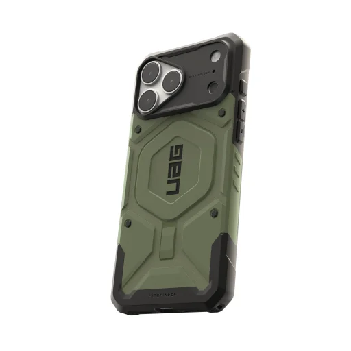 iPhone 18 Pro Max / 17 Pro Max olívazöld UAG Pathfinder MagSafe ütésálló tok - 11