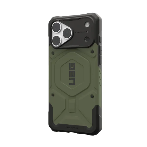 iPhone 18 Pro Max / 17 Pro Max olívazöld UAG Pathfinder MagSafe ütésálló tok - 15