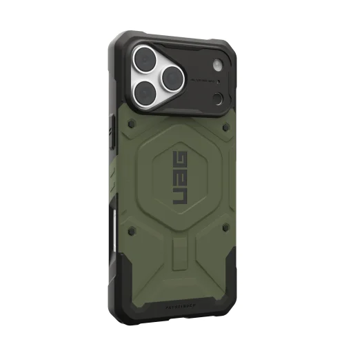 iPhone 18 Pro Max / 17 Pro Max olívazöld UAG Pathfinder MagSafe ütésálló tok - 16