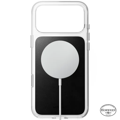 Apple iPhone 18 Pro Max / 17 Pro Max čierny (Horween) Nomad Clear Leather prémiový zadný kryt z pravej kože - 3