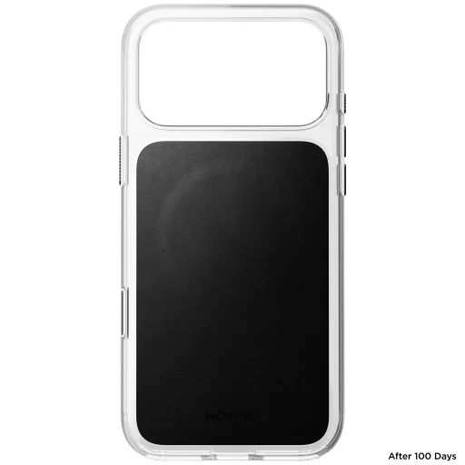 Apple iPhone 18 Pro Max / 17 Pro Max čierny (Horween) Nomad Clear Leather prémiový zadný kryt z pravej kože - 6